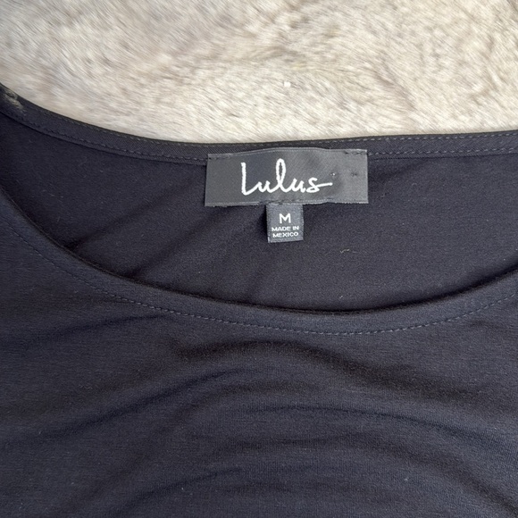 Steal Your Attention Black Bodycon Dress, Size M NWT
Lulus - Picture 4 of 14